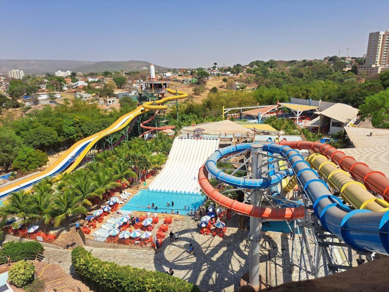 Piazza Diroma Hotel - Acqua Park E Splash Caldas Novas Bagian luar foto